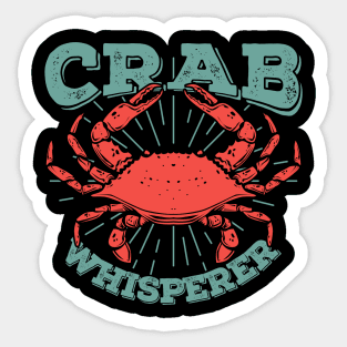 Crab Whisperer Fishing Season Fisherman Gift Sticker